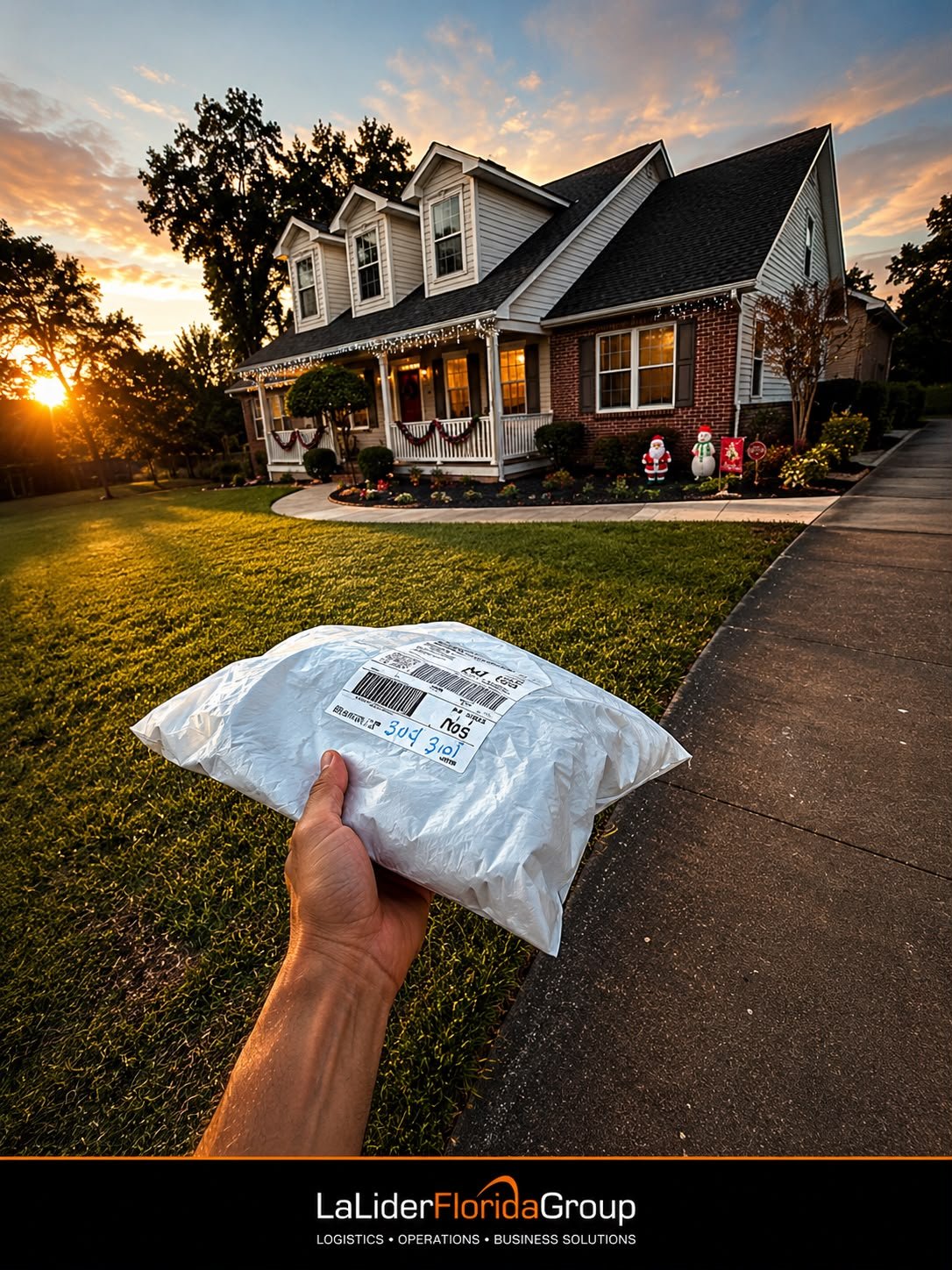 Final mile delivery to businesses and costumers